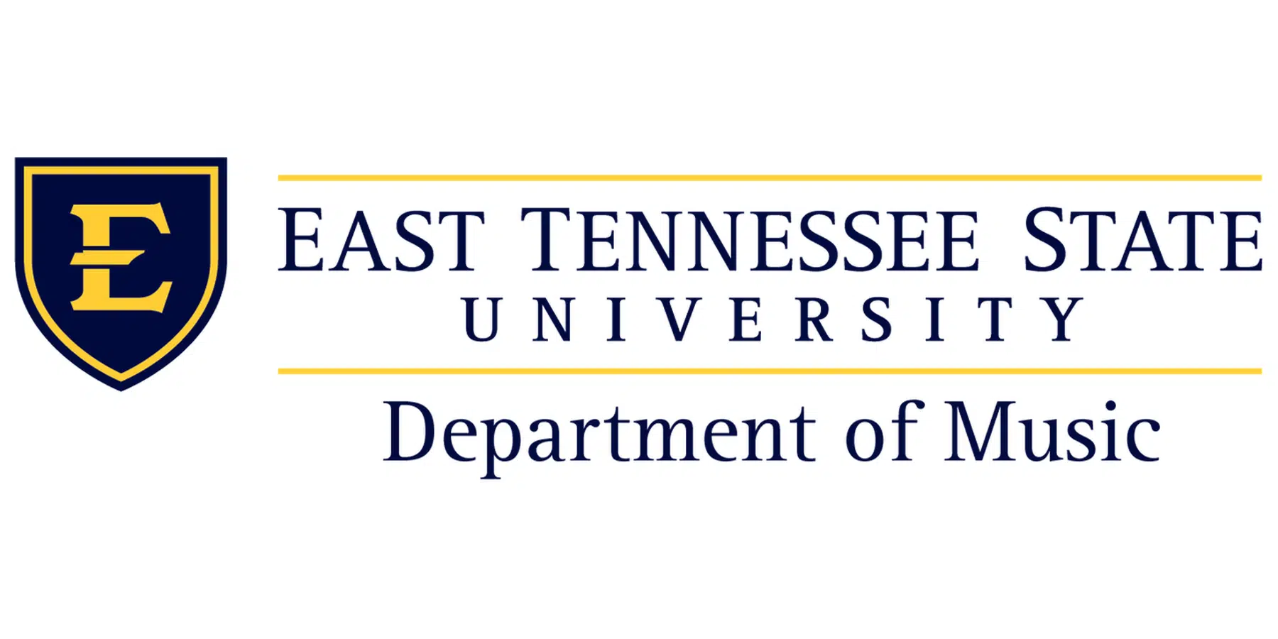 East Tennessee State University School of Music Banner Logo