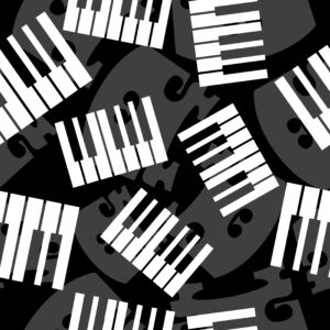 picture of piano keyboards 